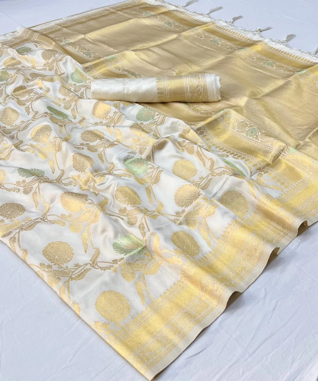 Rajtex 258000 Series Handloom Weaving Wholesale Fancy Sarees Catalog — Wholesale Sarees, rajtex wholesale from Surat - Gallery Image 4